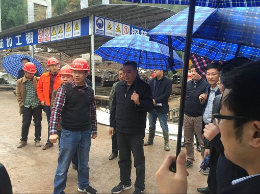 達(dá)州市人大主任胥健一行赴公司市政分公司承建達(dá)陜高速公路互通式立交橋工程調(diào)研指導(dǎo)工作